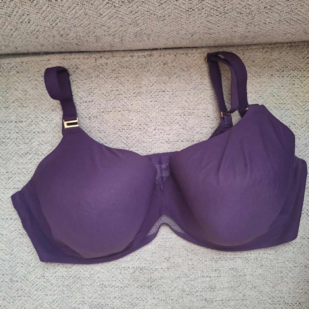 Soma 38DDD Bodify Perfect Coverage purple underwire bra